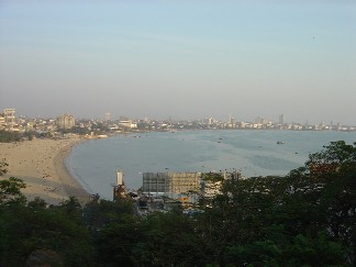 View from the top of Malabar Hill